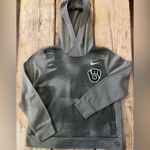 Nike Milwaukee Brewers Dri-Fit Hooded Sweatshirt